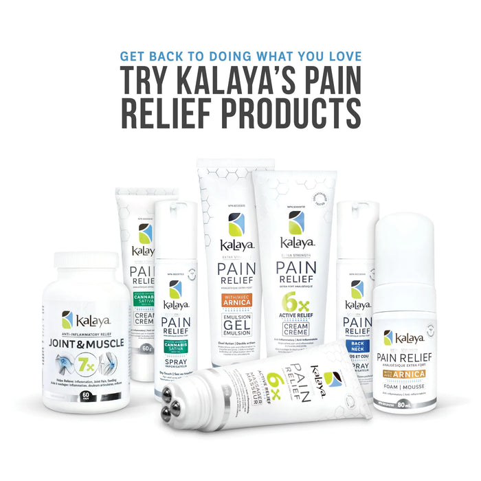 Kalaya 6x Crème de soulagement de la douleur supplémentaire de la force - Taille de voyage