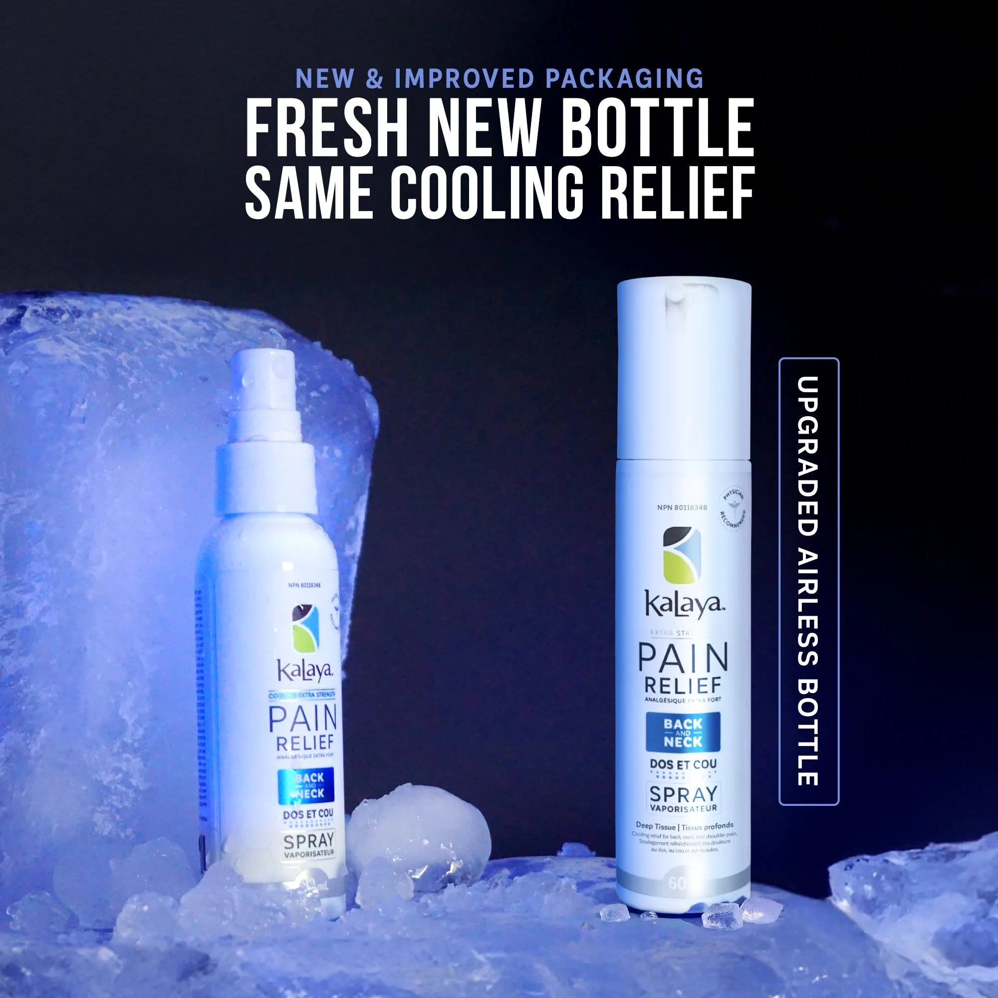 KaLaya Cooling Pain Relief Spray for Back & Neck, Extra Strength, Pain Relief - KaLaya