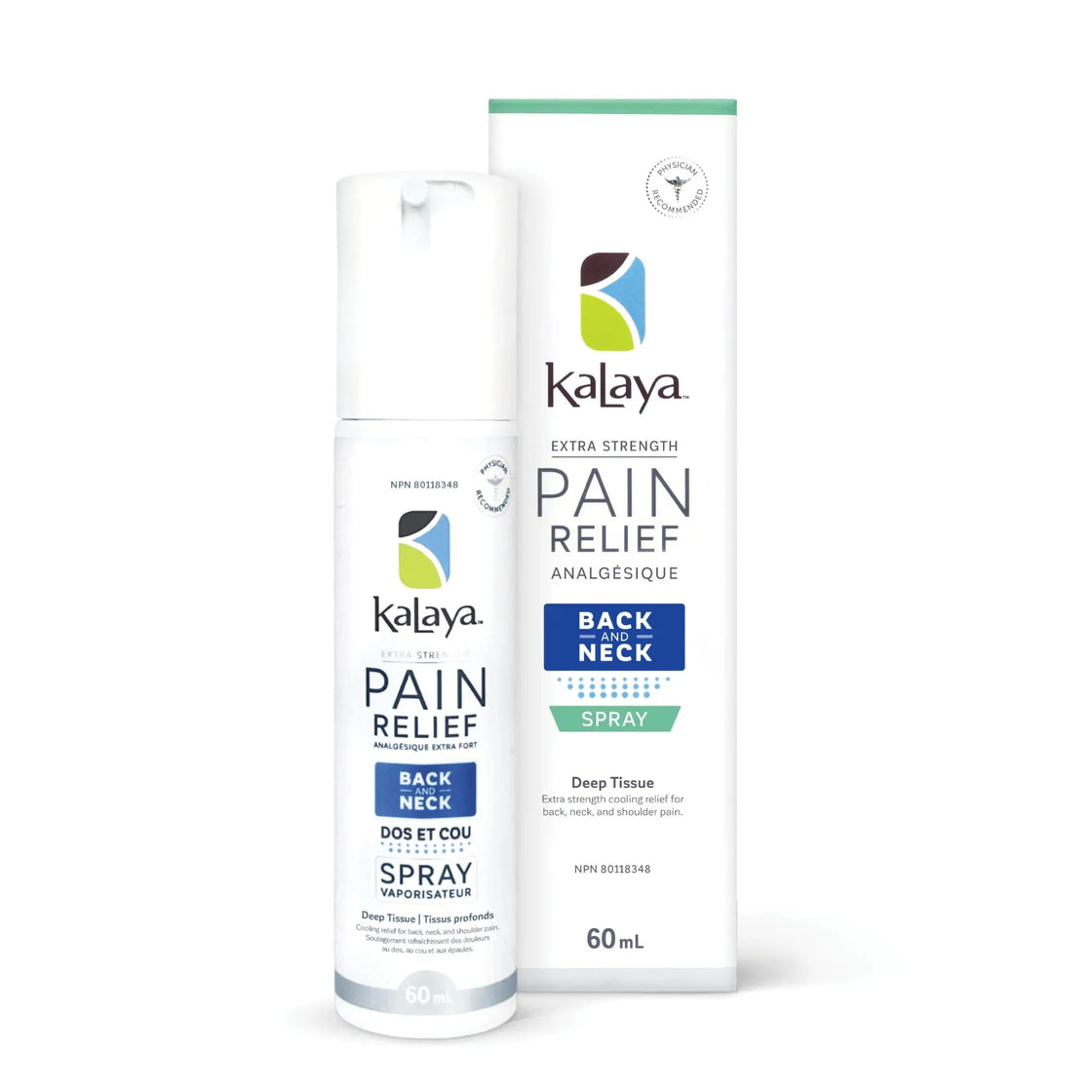 Kalaya refroidissement de la douleur Spray de soulagement pour le dos et le cou, plus de force
