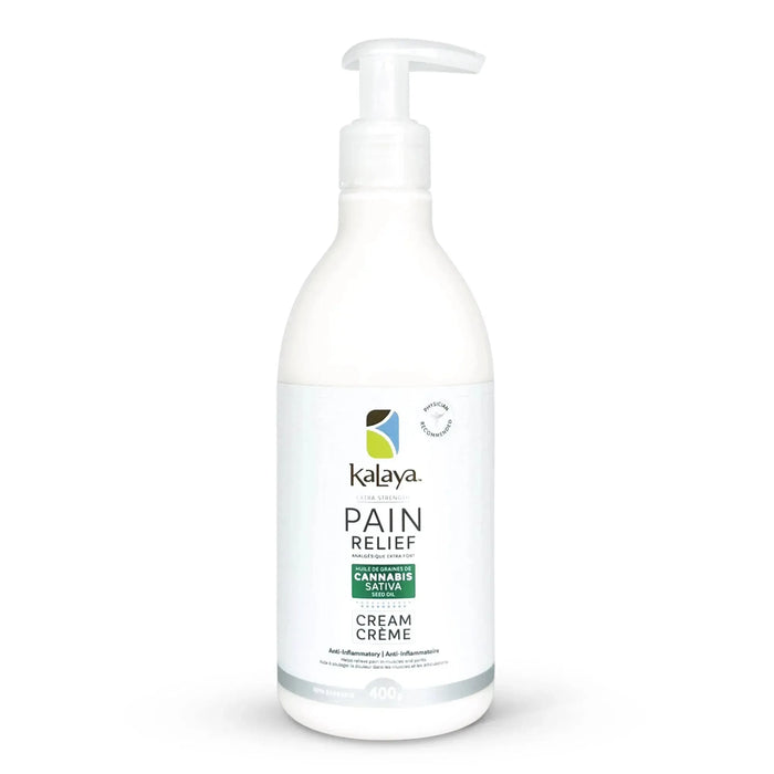 KaLaya Extra Strength Pain Relief with Cannabis Sativa Seed Oil 400g, Pain Relief - KaLaya