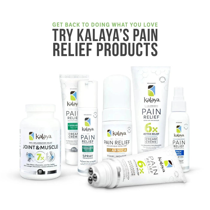 KaLaya Extra Strength Pain Relief Spray with Cannabis Sativa Seed Oil 60mL, Pain Relief - KaLaya