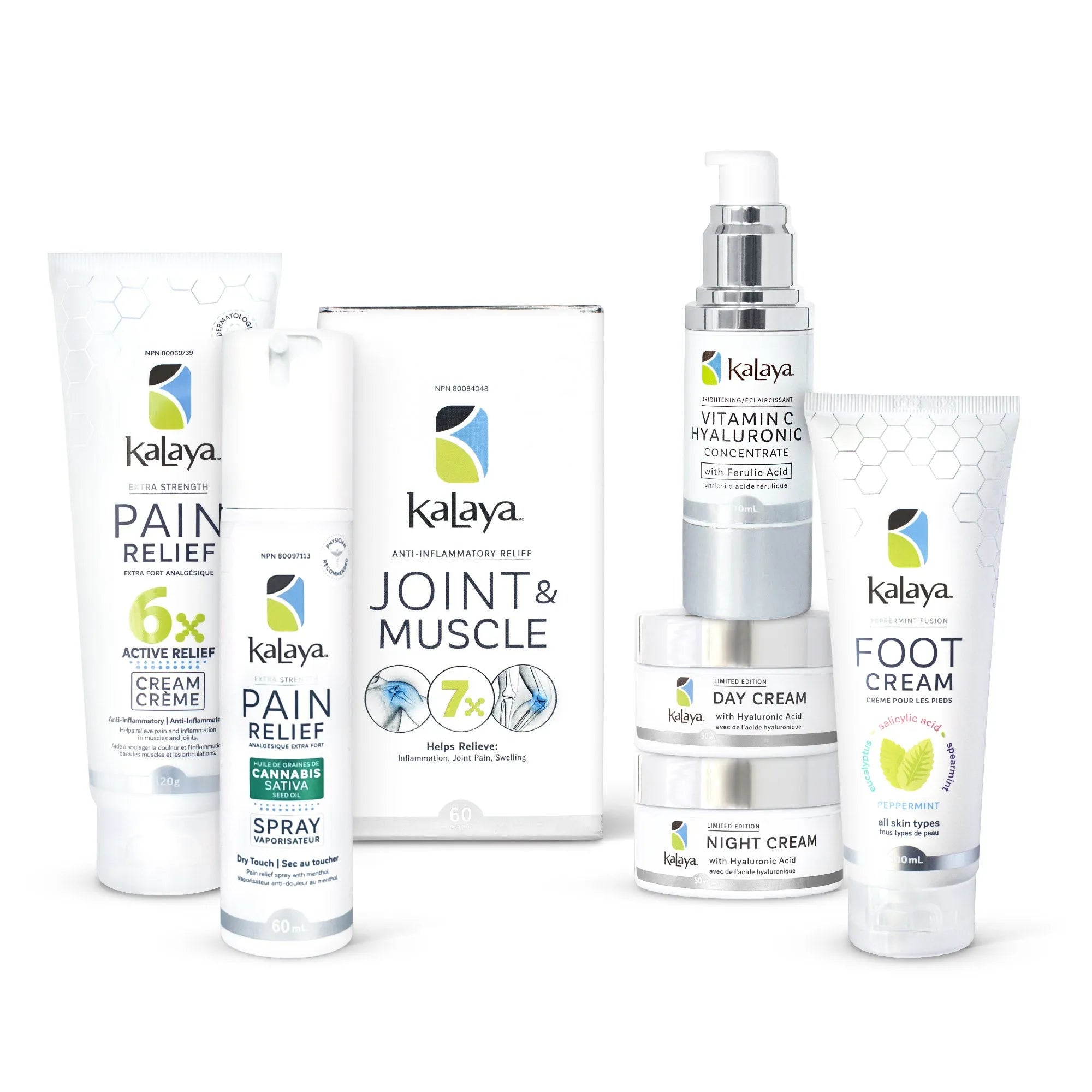 KaLaya Best Selling Pain Relief and Skincare Bundle
