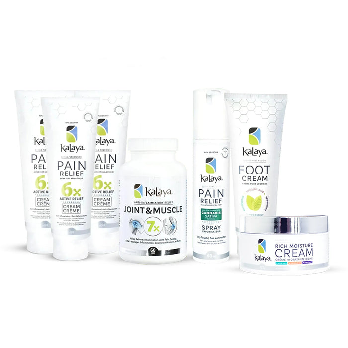 KaLaya Best Selling Pain Relief and Skincare Bundle