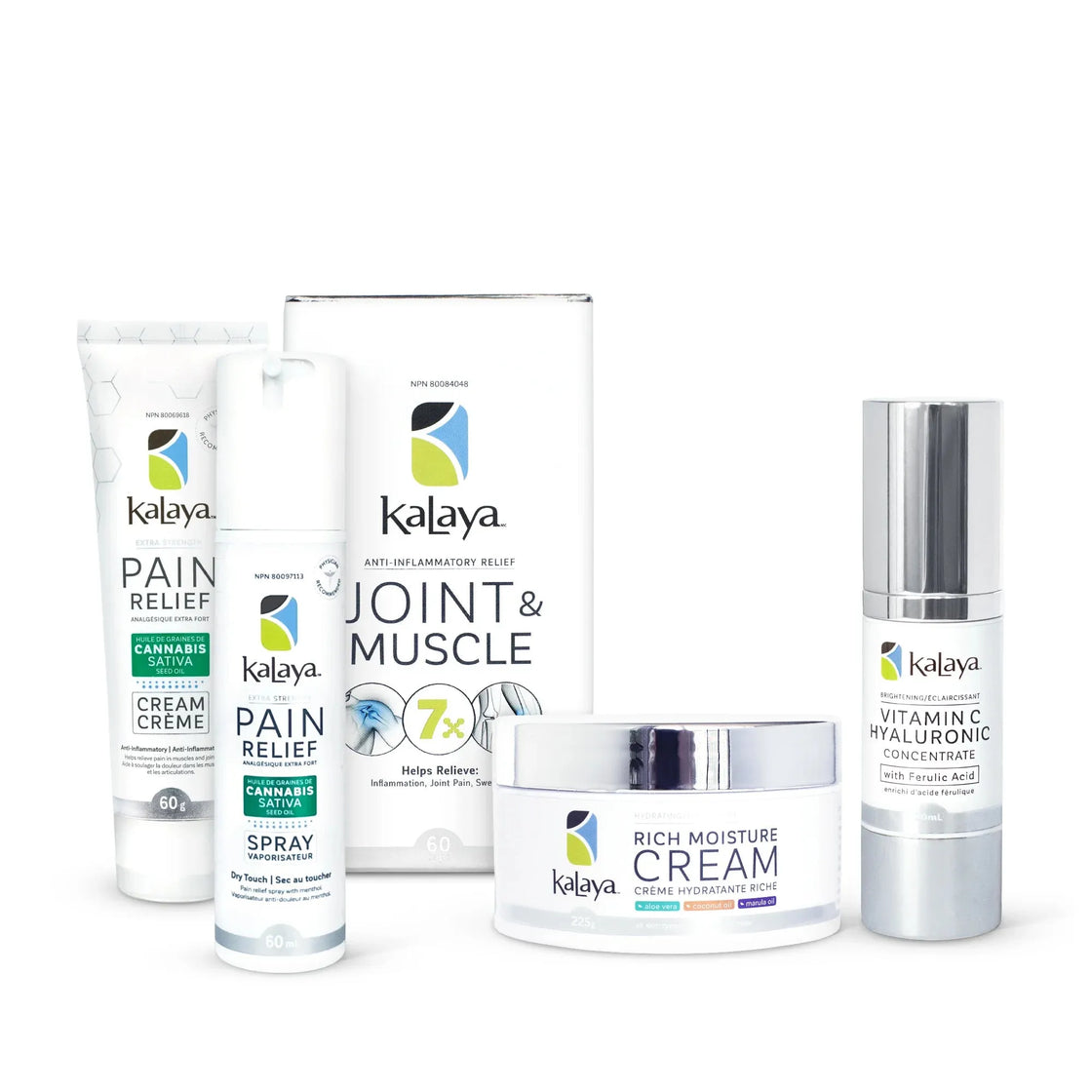 KaLaya Pain Relief & Skin Care Powerhouse Bundle