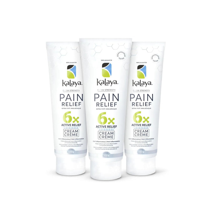 KaLaya 6x Extra Strength Pain Relief Cream  (100g -Pack of 3)
