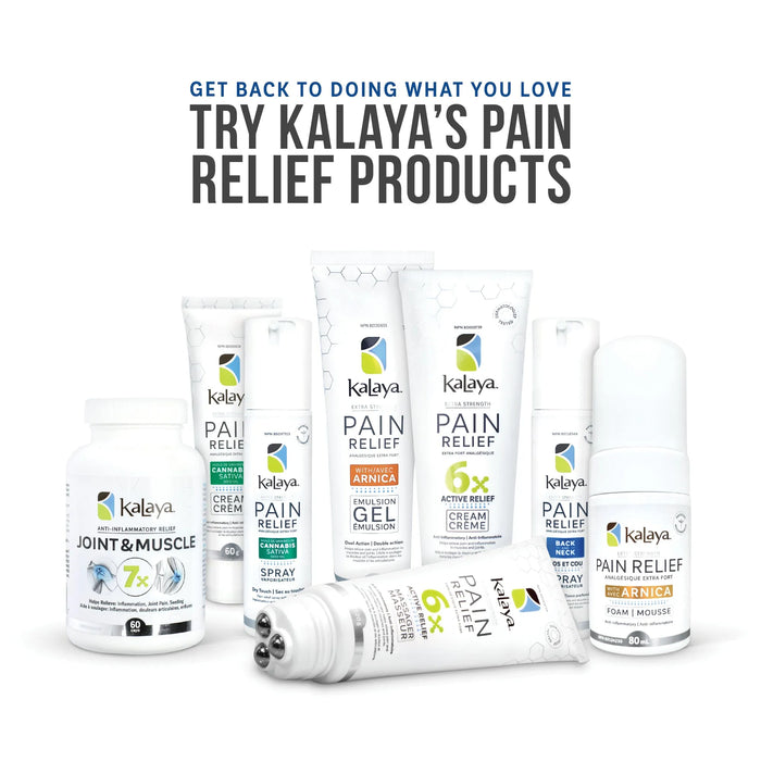 KaLaya Cooling Pain Relief Spray for Back & Neck, Extra Strength [Pack of 5]