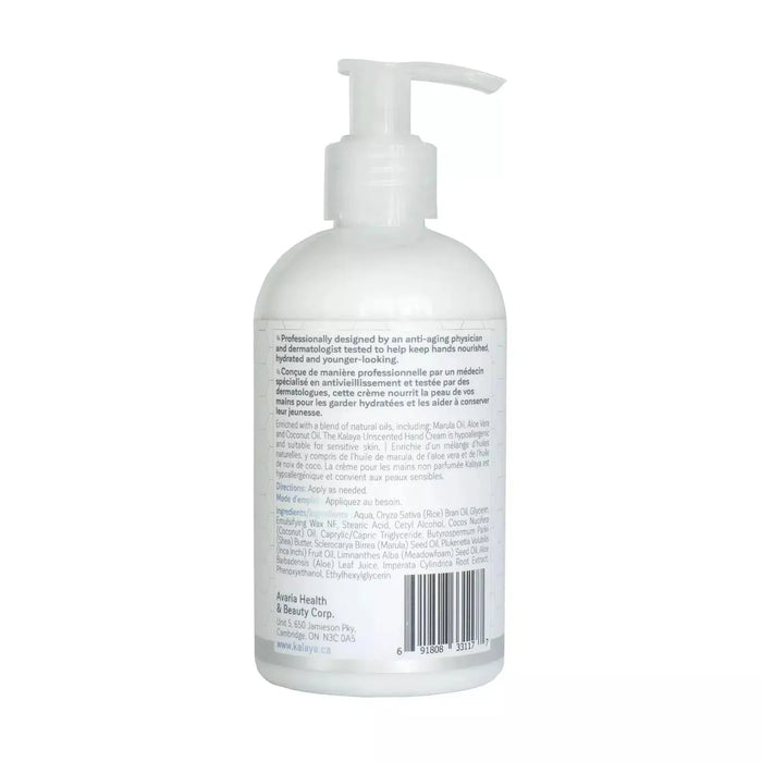 Crème de main non parfumé Kalaya 250 ml