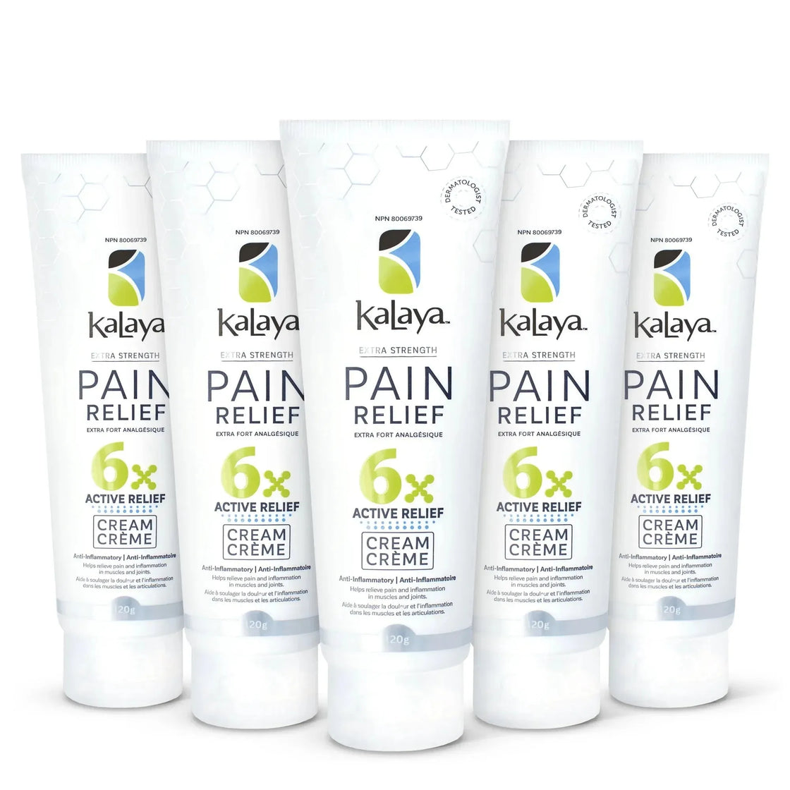KaLaya 6x Extra Strength Pain Relief Cream [Pack of 5]