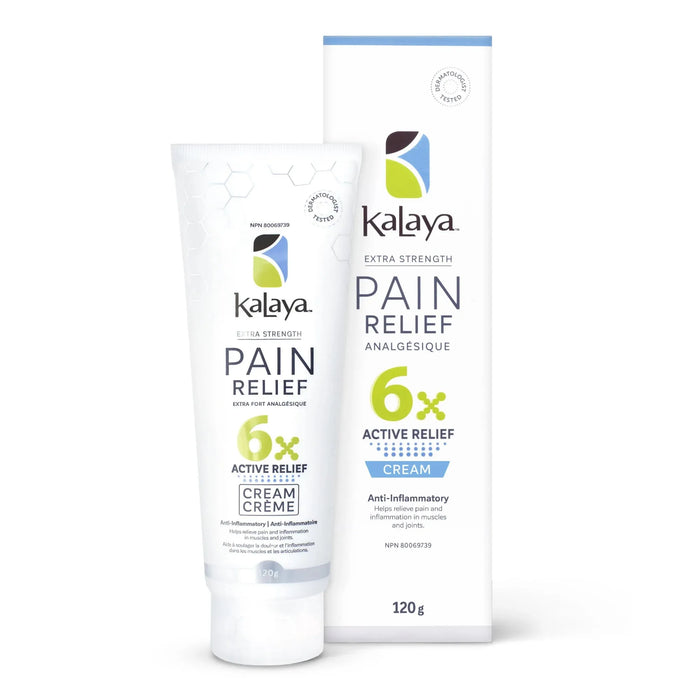 Kalaya 6x Crème de soulagement de la douleur en force supplémentaire