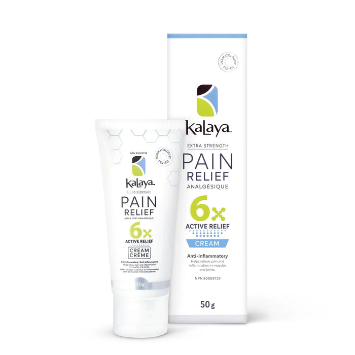 Kalaya 6x Crème de soulagement de la douleur supplémentaire de la force - Taille de voyage