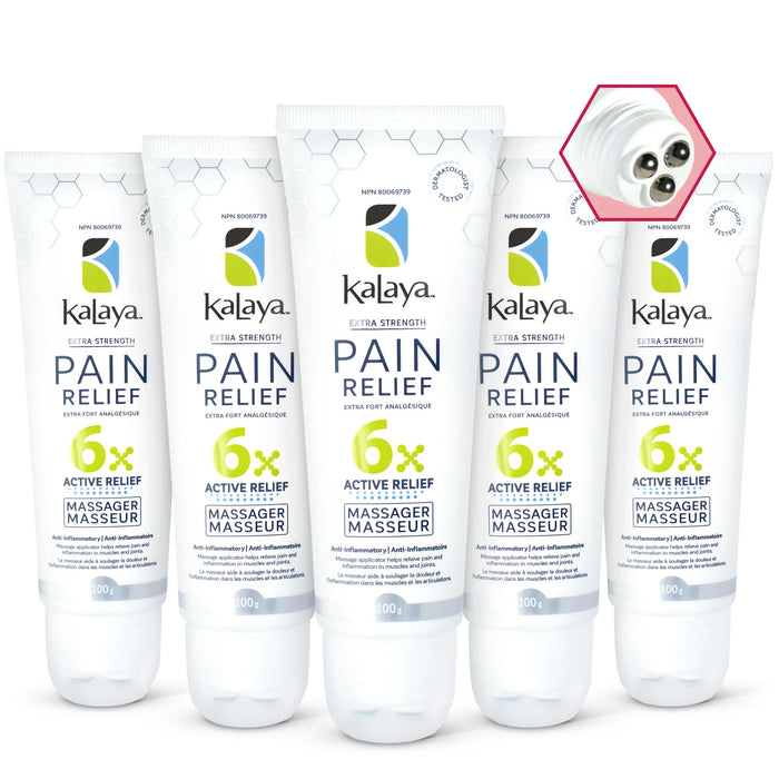 Kalaya 6x masseur de soulagement de la douleur supplémentaire supplémentaire