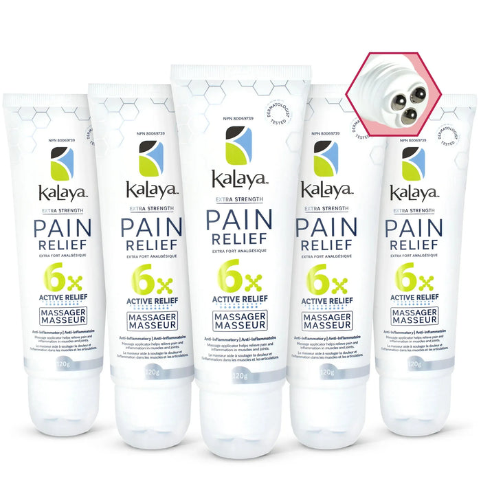 KaLaya 6x Extra Strength Pain Relief Massager -120g [Pack of 5]