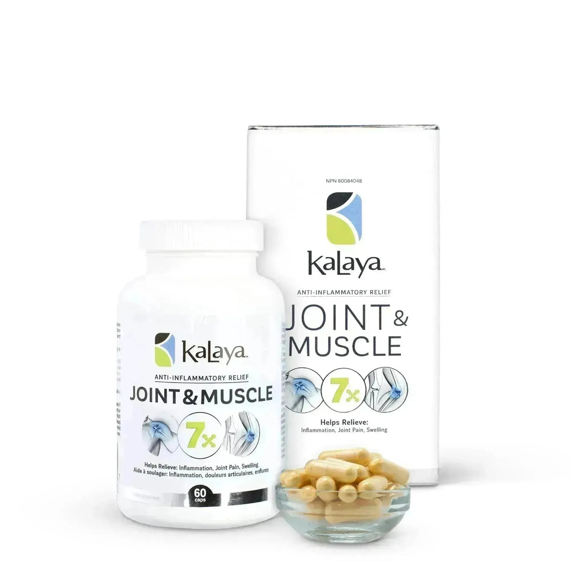 KaLaya 7x Joint & Muscle Anti - Inflammatory Support, Pain Relief - KaLaya