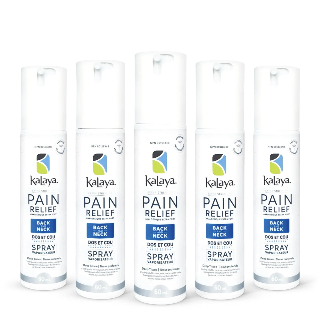 Kalaya refroidissement de la douleur Spray de soulagement pour le dos et le cou, plus de force