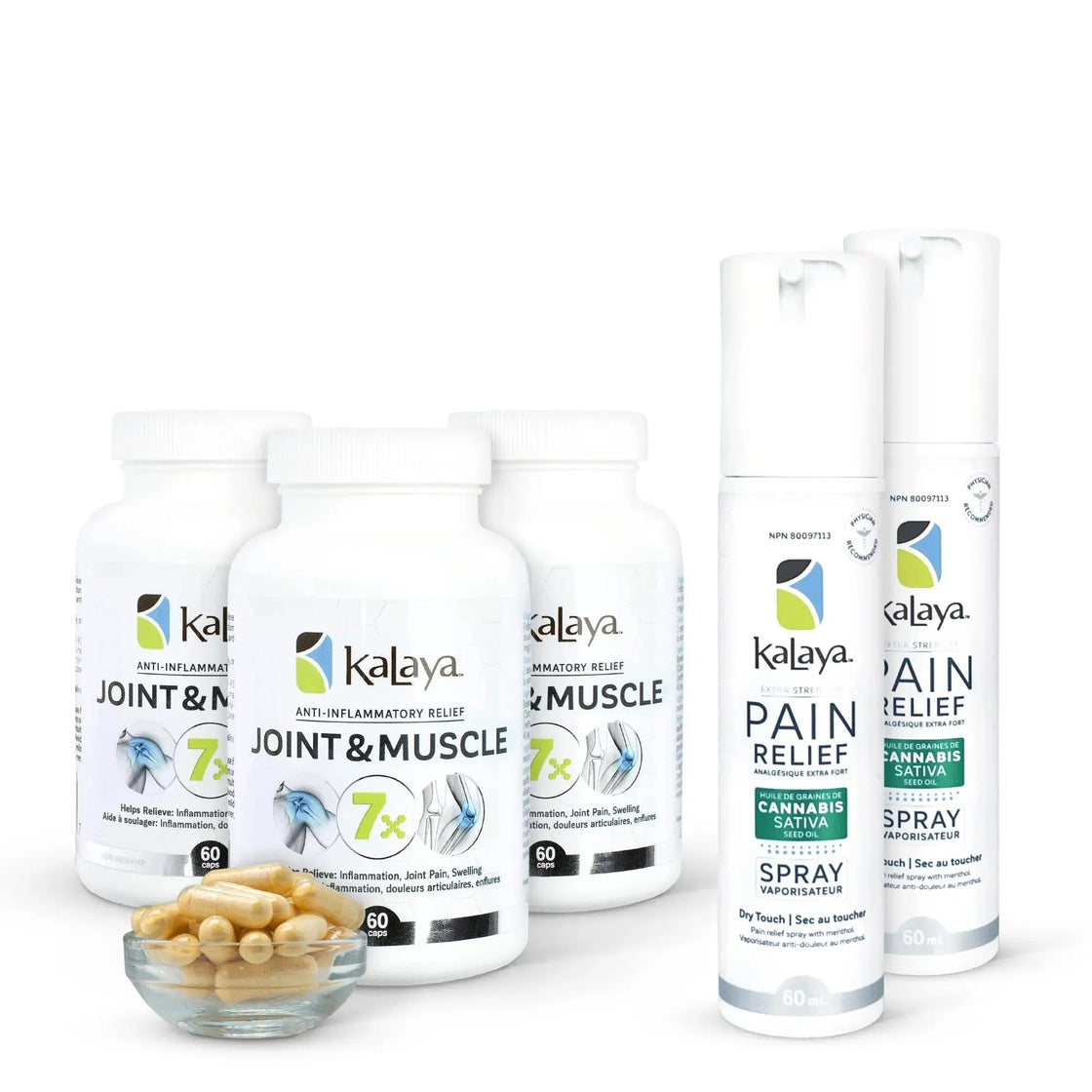KaLaya Back Pain Relief Kit, - KaLaya