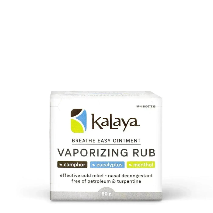 KaLaya Breathe Easy Vaporizing Rub 60g, Cough & Cold - KaLaya