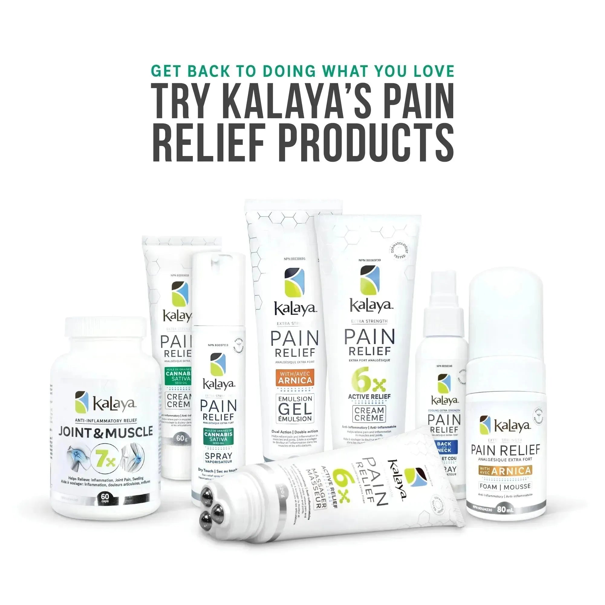 KaLaya Extra Strength Pain Relief with Cannabis Sativa Seed Oil (400g) Subscribe & Save, Pain Relief - KaLaya