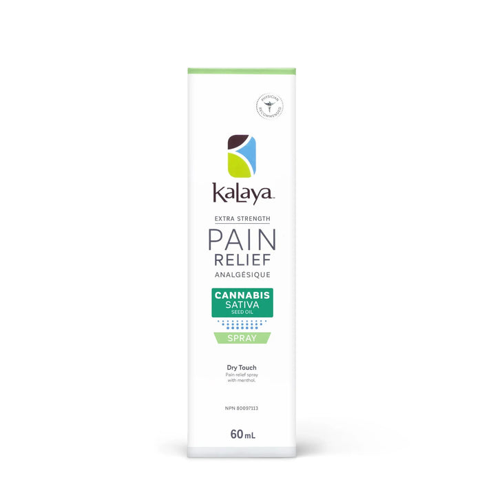 KaLaya Extra Strength Pain Relief Spray with Cannabis Sativa Seed Oil 60mL