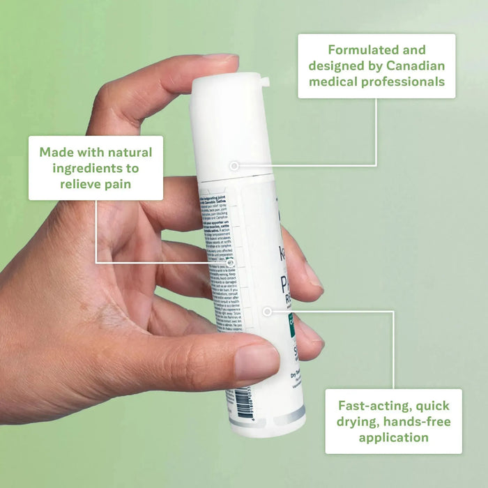 KaLaya Extra Strength Pain Relief Spray with Cannabis Sativa Seed Oil 60mL, Pain Relief - KaLaya