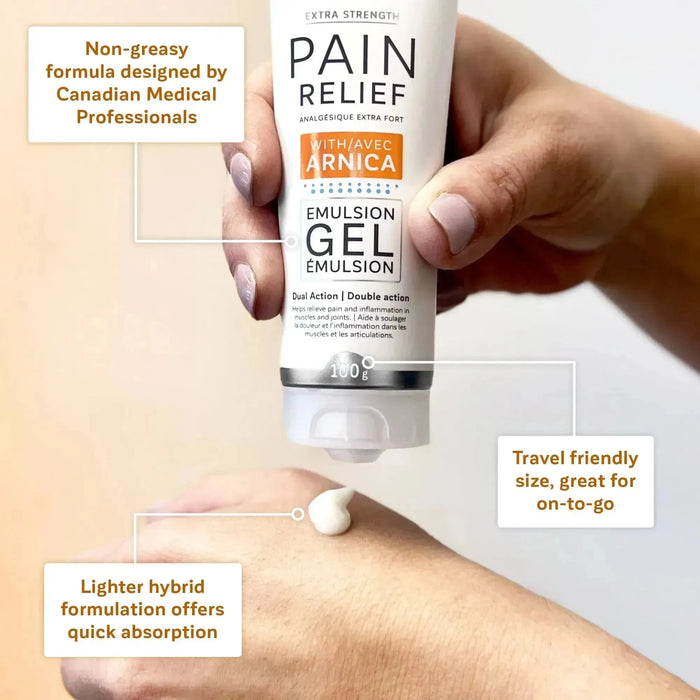 [Pack of 4] KaLaya Extra Strength Pain Relief Gel with Arnica