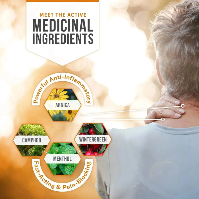 KaLaya Extra Strength Pain Relief Gel Massager with Arnica 100g, Pain Relief - KaLaya