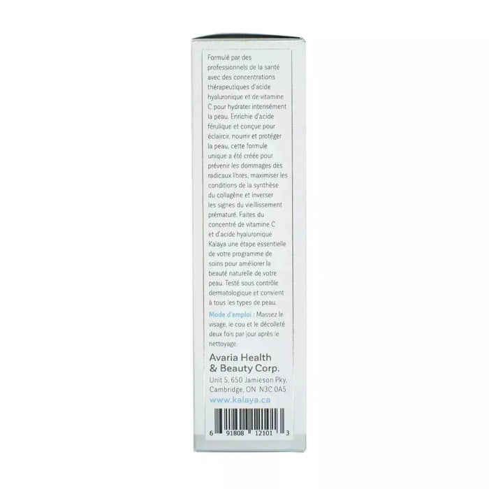 KaLaya Vitamin C & Hyaluronic Acid Concentrate 30ml