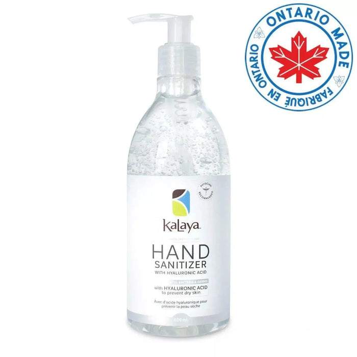 Kalaya Antiseptic Hand Sanitizer with Hyaluronic Acid 400ml | Antiseptique pour les mains 400ml-Personal Care-Kalaya