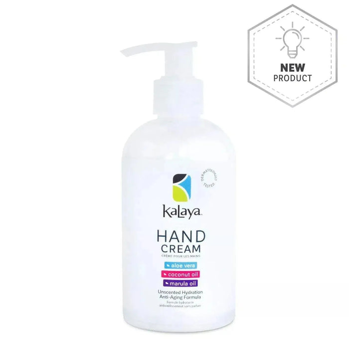 Kalaya Unscented Hand Cream 250mL | Crème pour les mains non parfumee - Dermatologist Tested