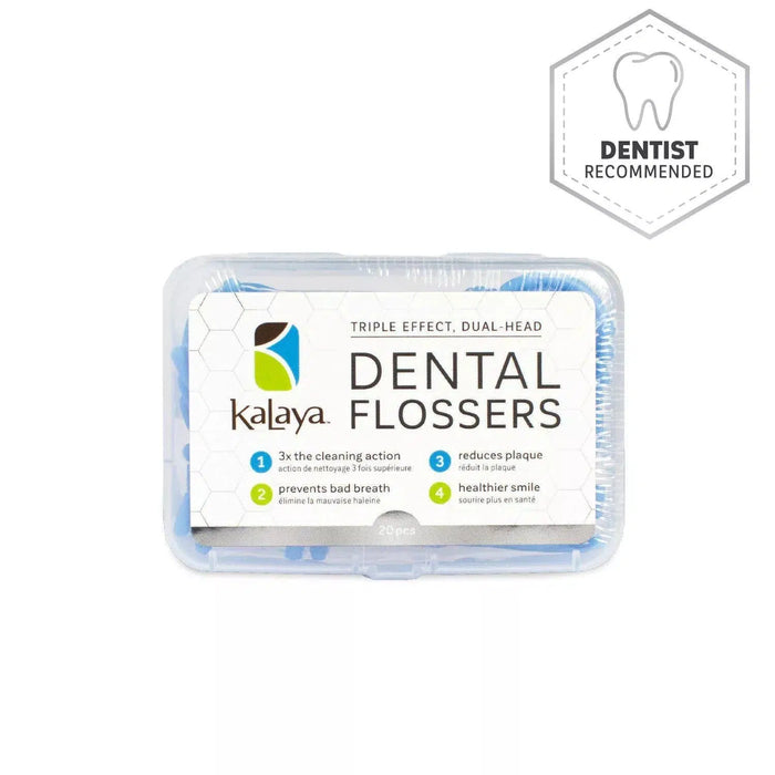 Kalaya Breath Refresh Dental Flossers | Porte-soies dentaires anti mauvaise haleine - Dentist Recommended